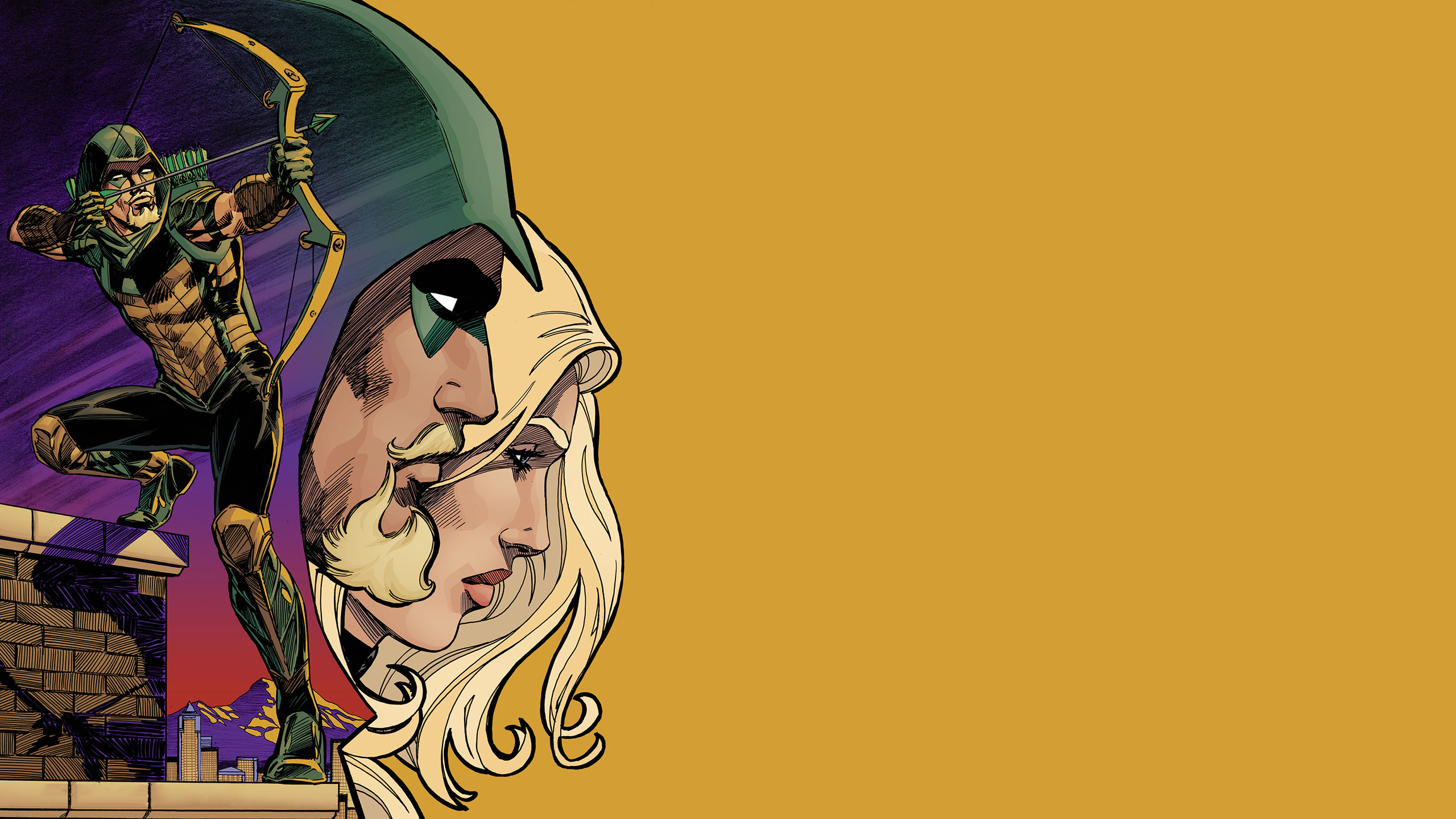 Black Canary Green Arrow Artwork Wallpapers