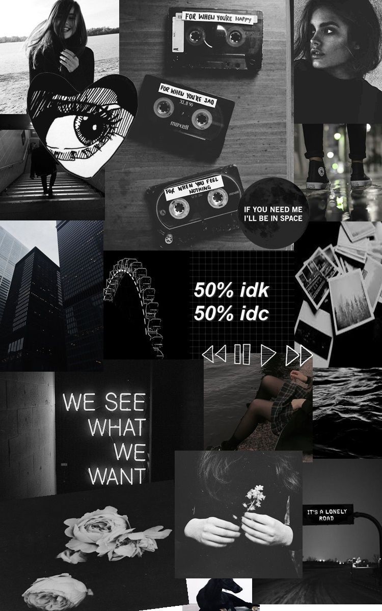 Black Collage Wallpapers