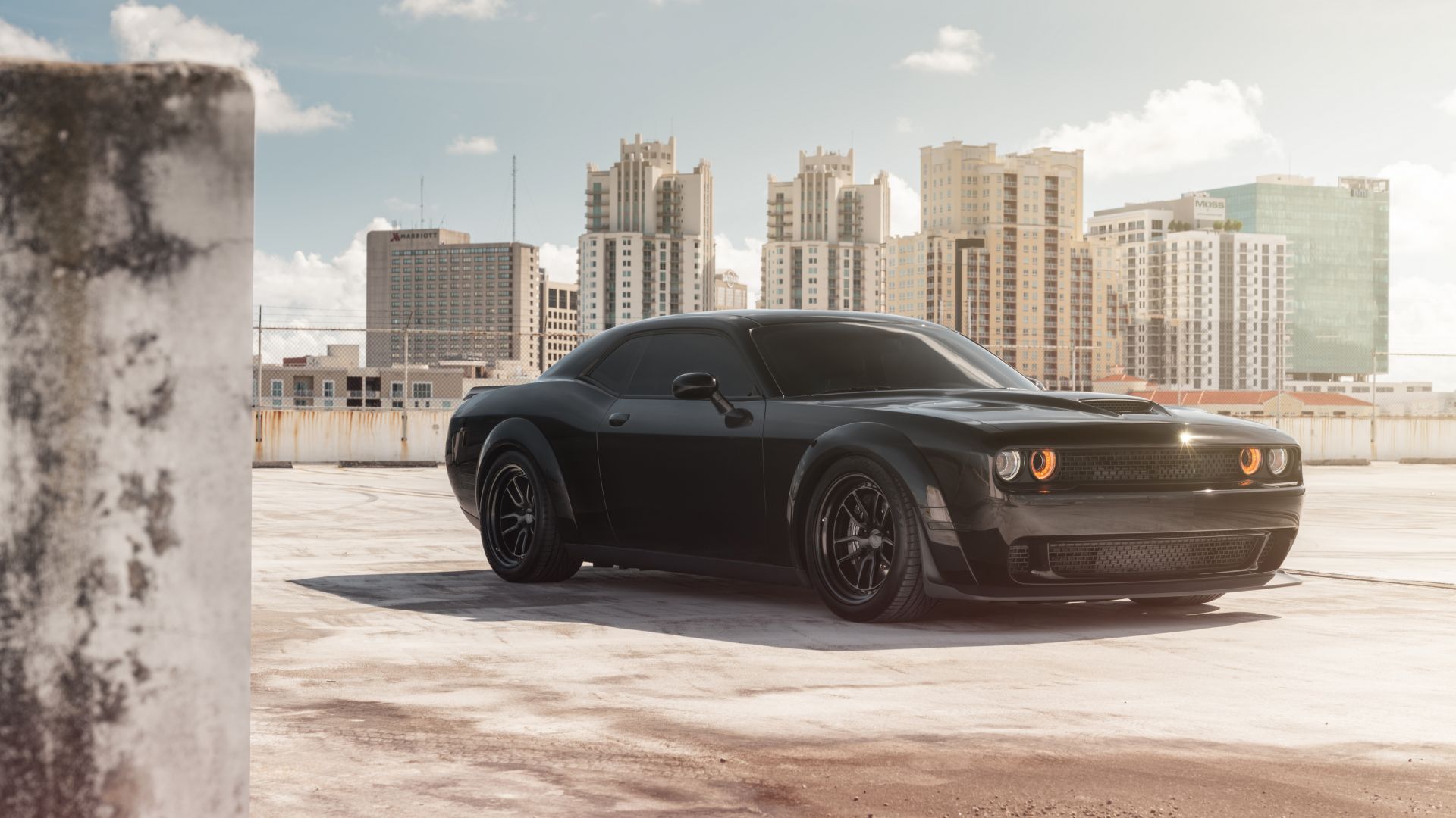 Black Dodge Challenger Wallpapers