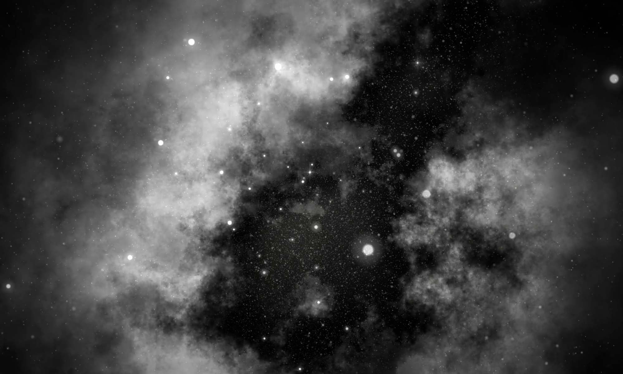 Black Galaxy Background