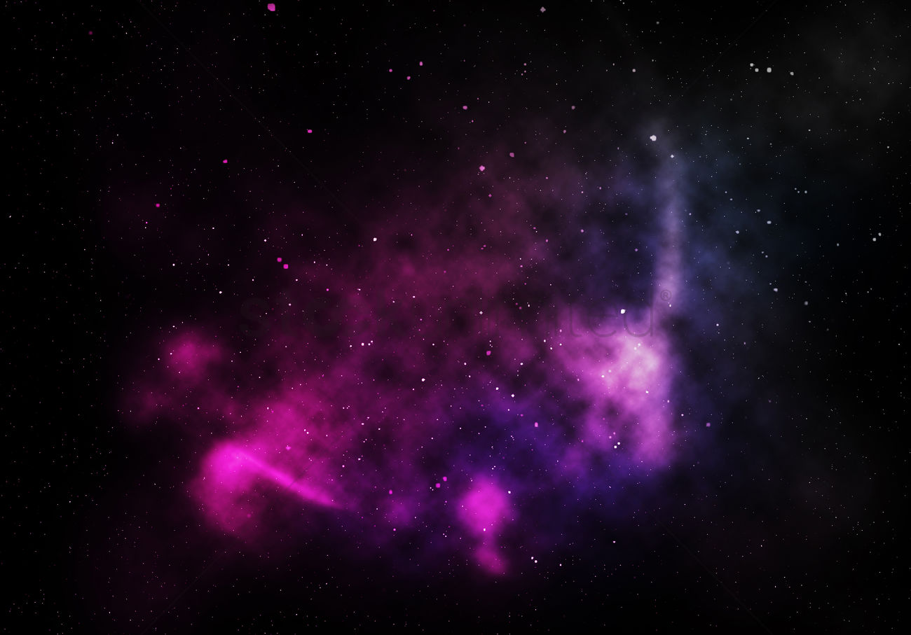 Black Galaxy Background