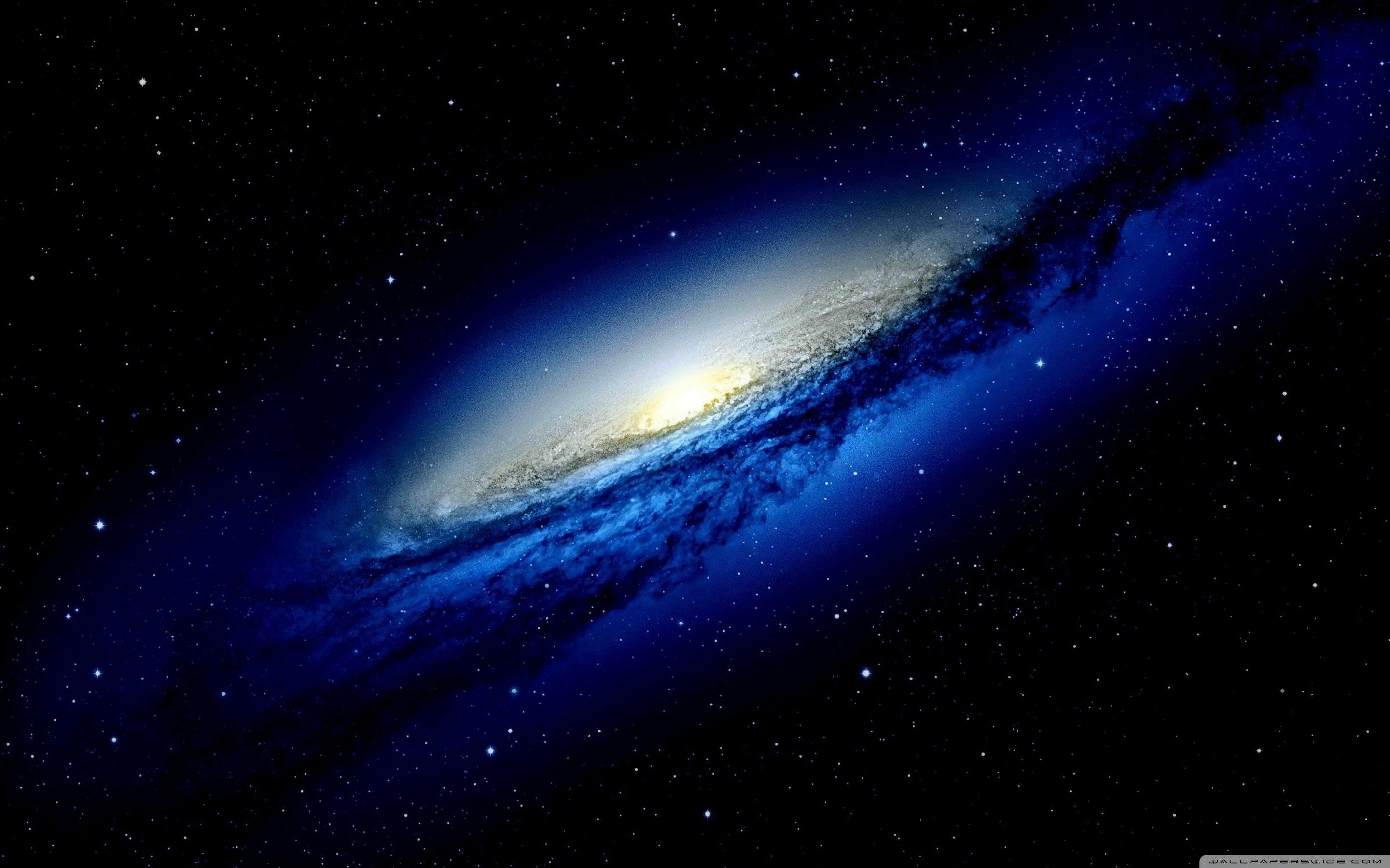 Black Galaxy Background