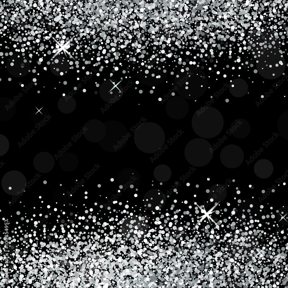 Black Glitter Background