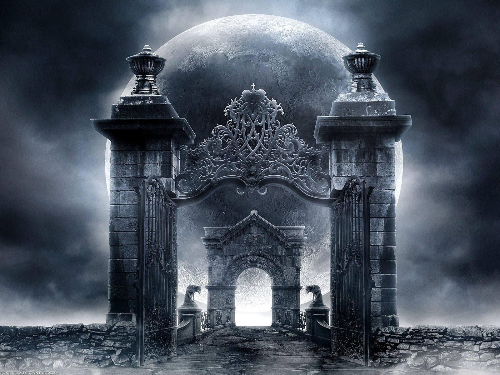 Black Gothic Art Wallpapers