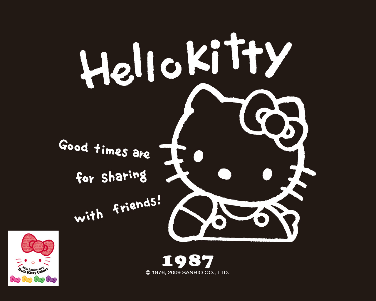 Black Hello Kitty Wallpapers