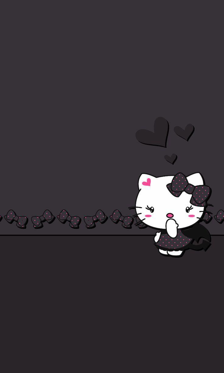 Black Hello Kitty Wallpapers