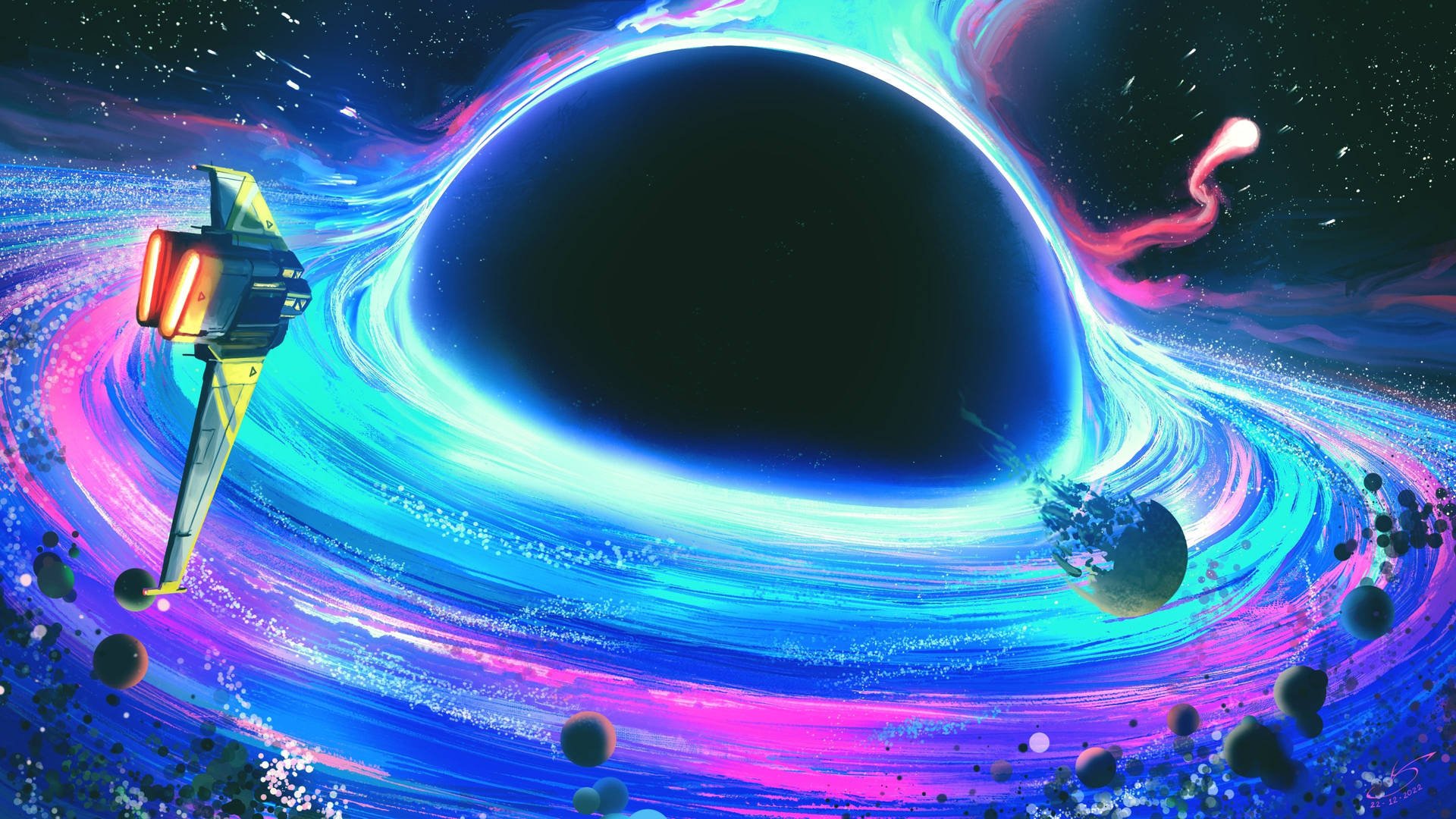 Black Hole Artwork Wallpapers