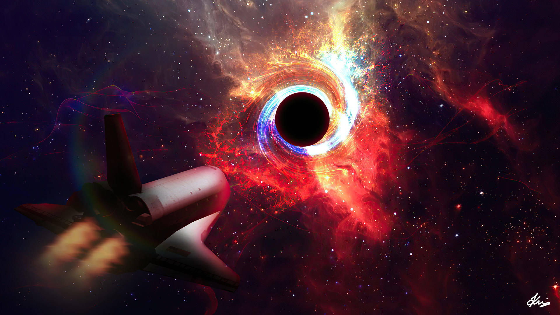 Black Hole Artwork Wallpapers