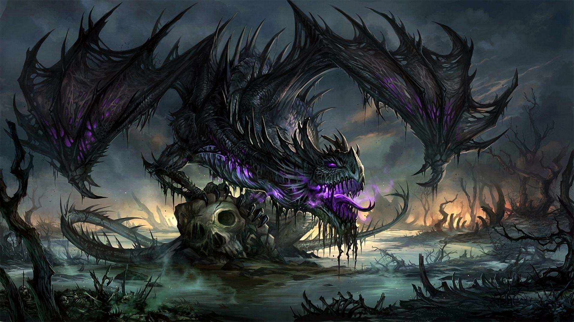 Black Lightning Dragon Wallpapers