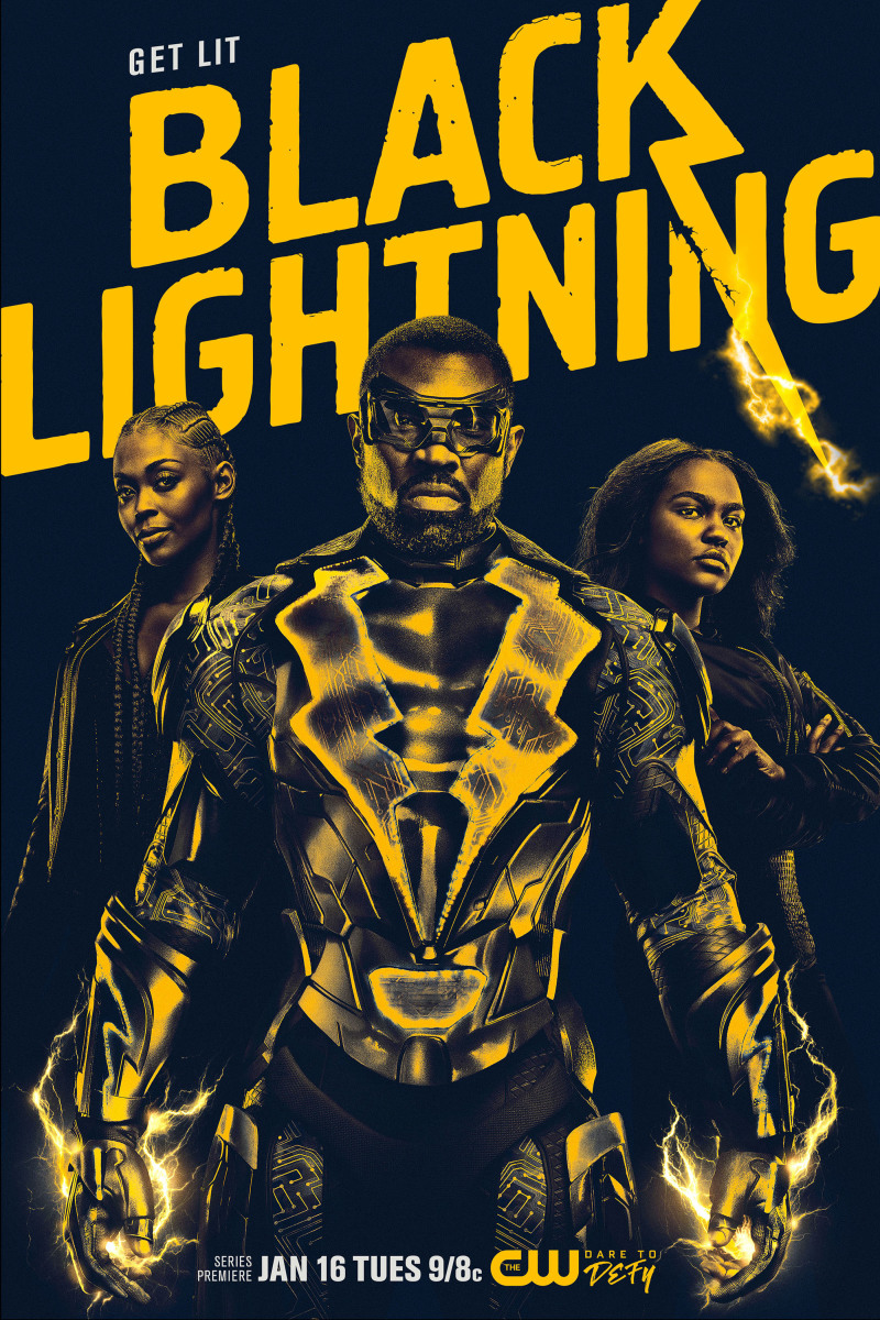 Black Lightning Poster Wallpapers