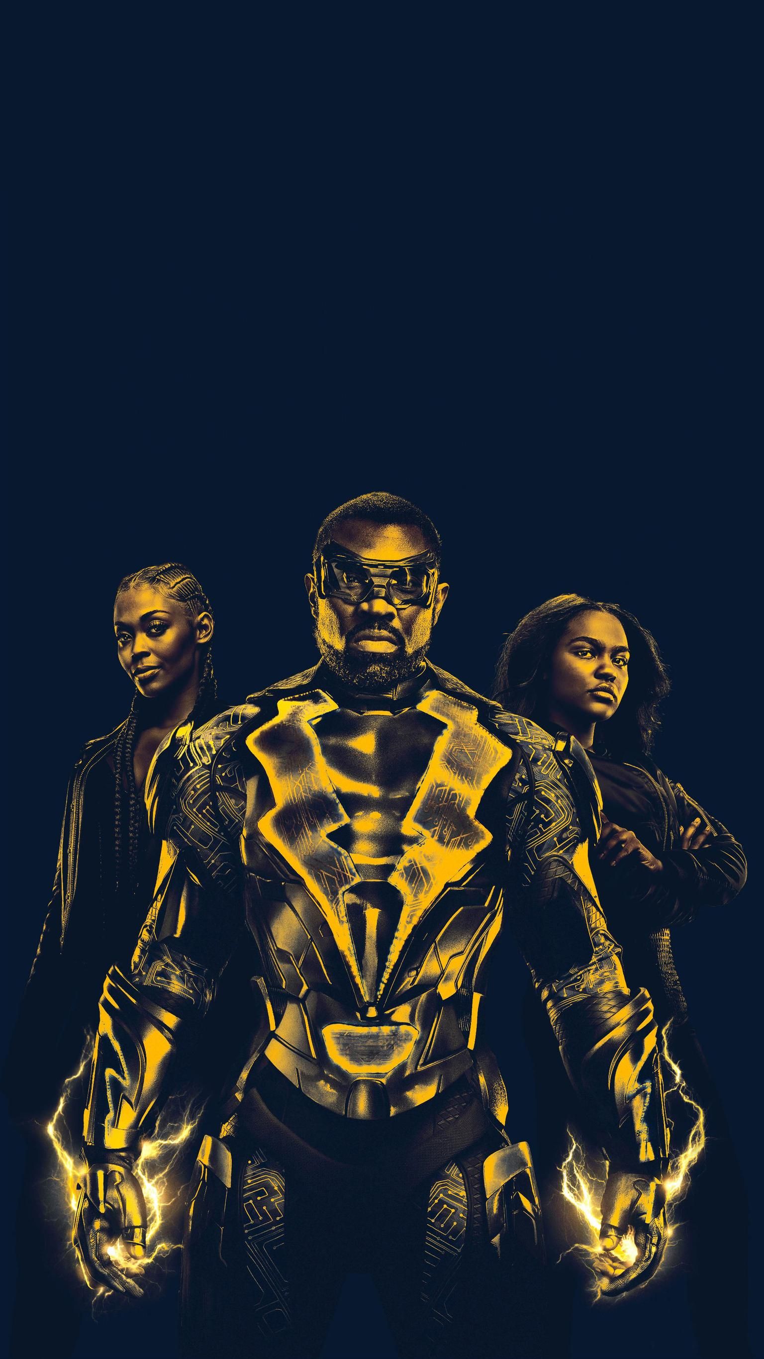 Black Lightning Poster Wallpapers