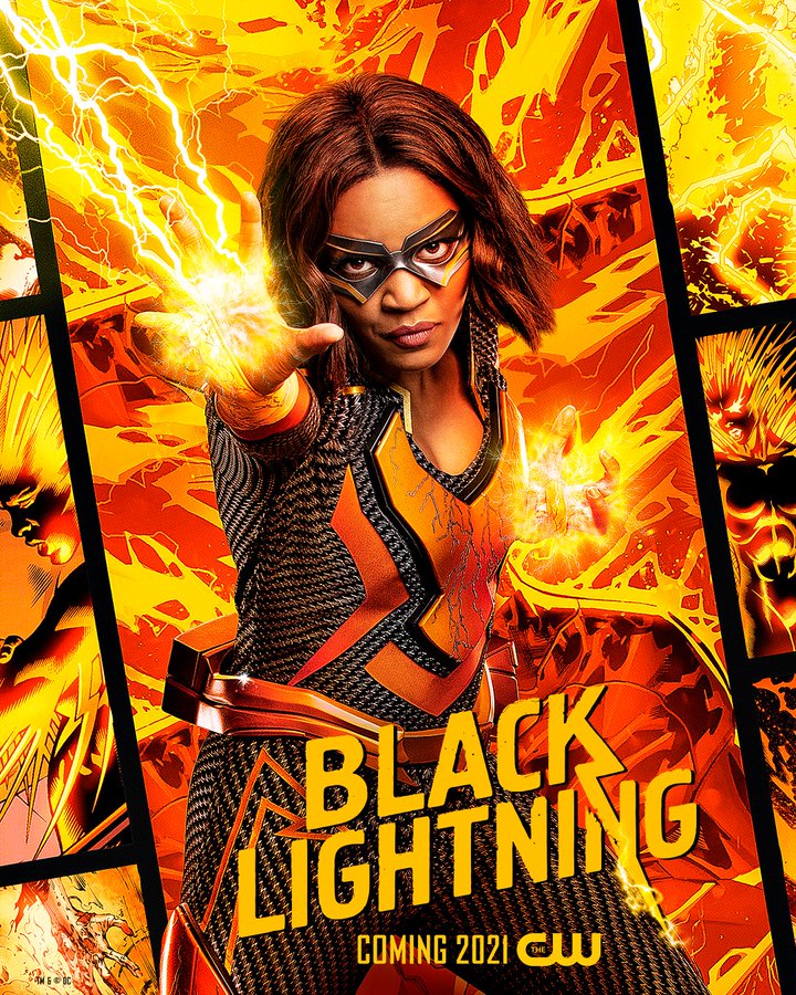 Black Lightning Poster Wallpapers