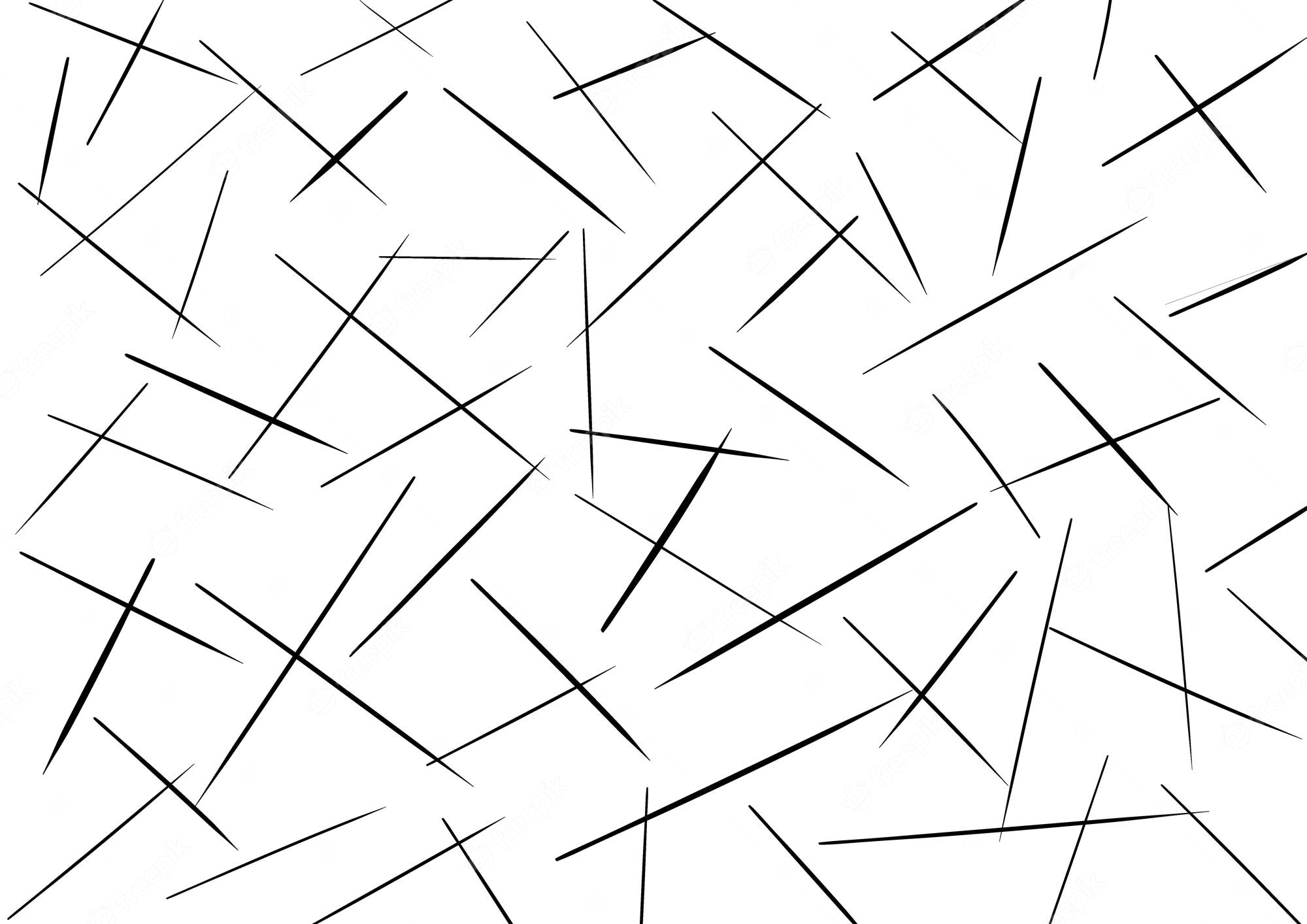 Black Lines And Shapes Art Wallpapers