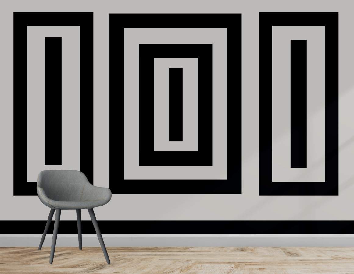 Black Lines And Shapes Art Wallpapers