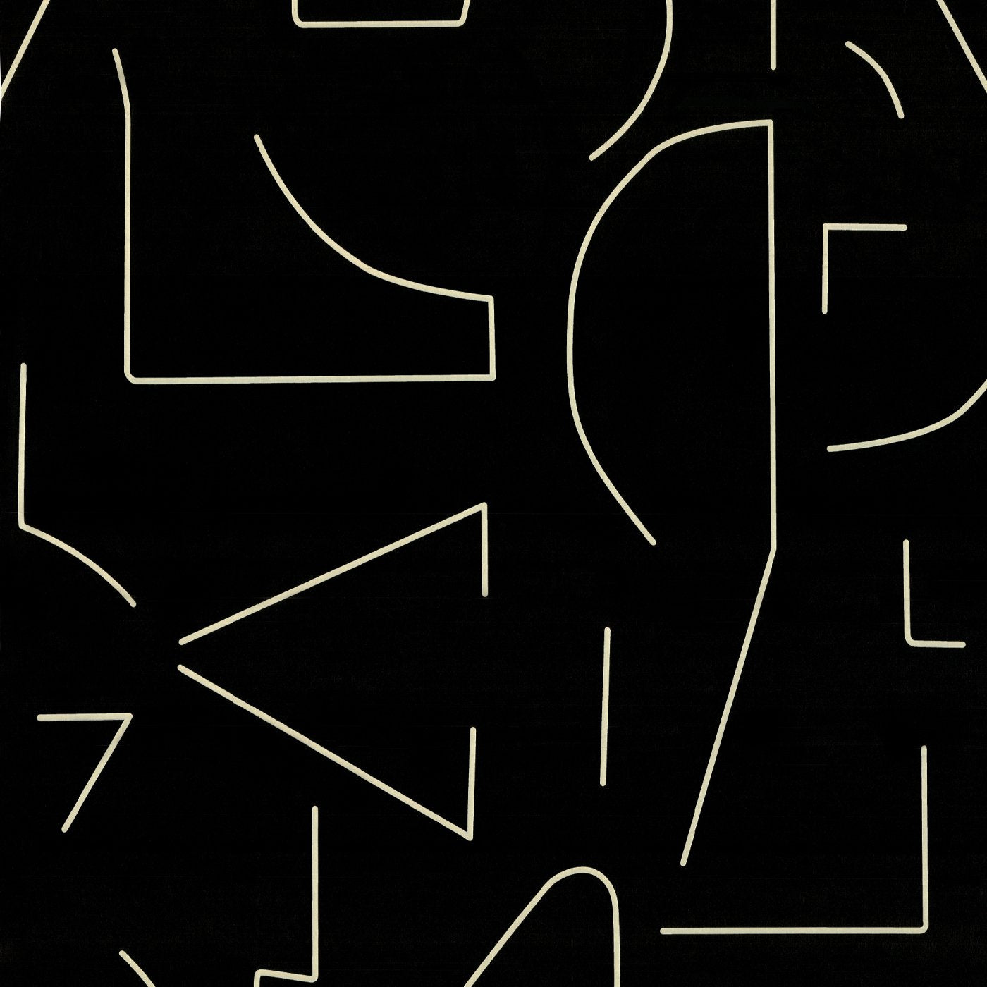 Black Lines And Shapes Art Wallpapers