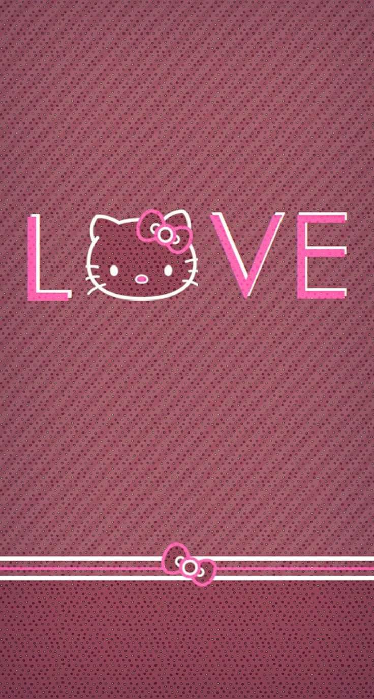 Black Love Hello Kitty Wallpapers