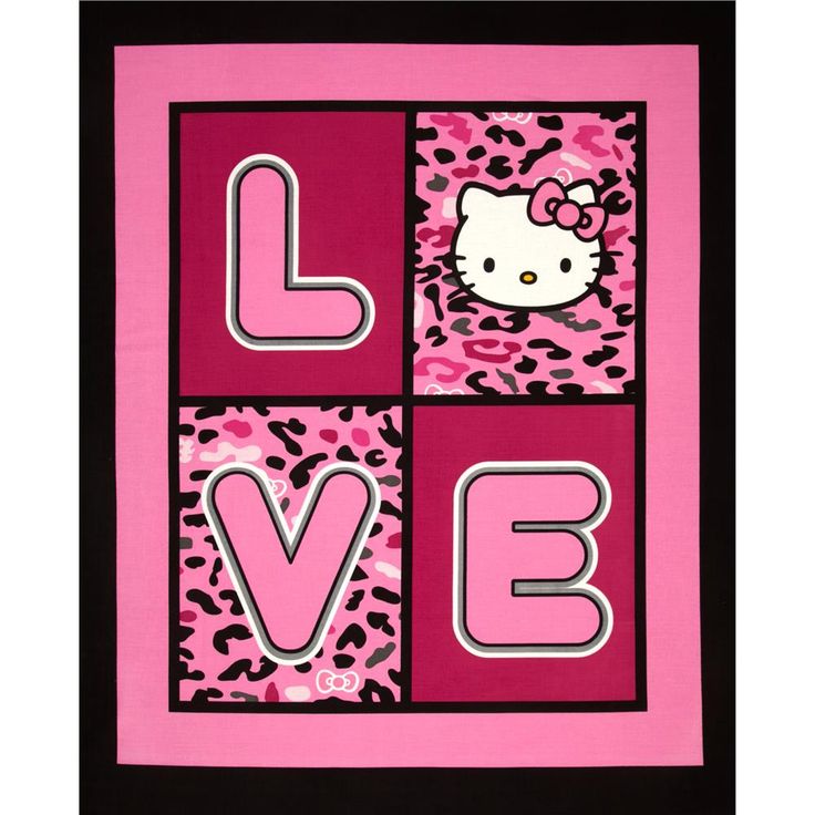 Black Love Hello Kitty Wallpapers