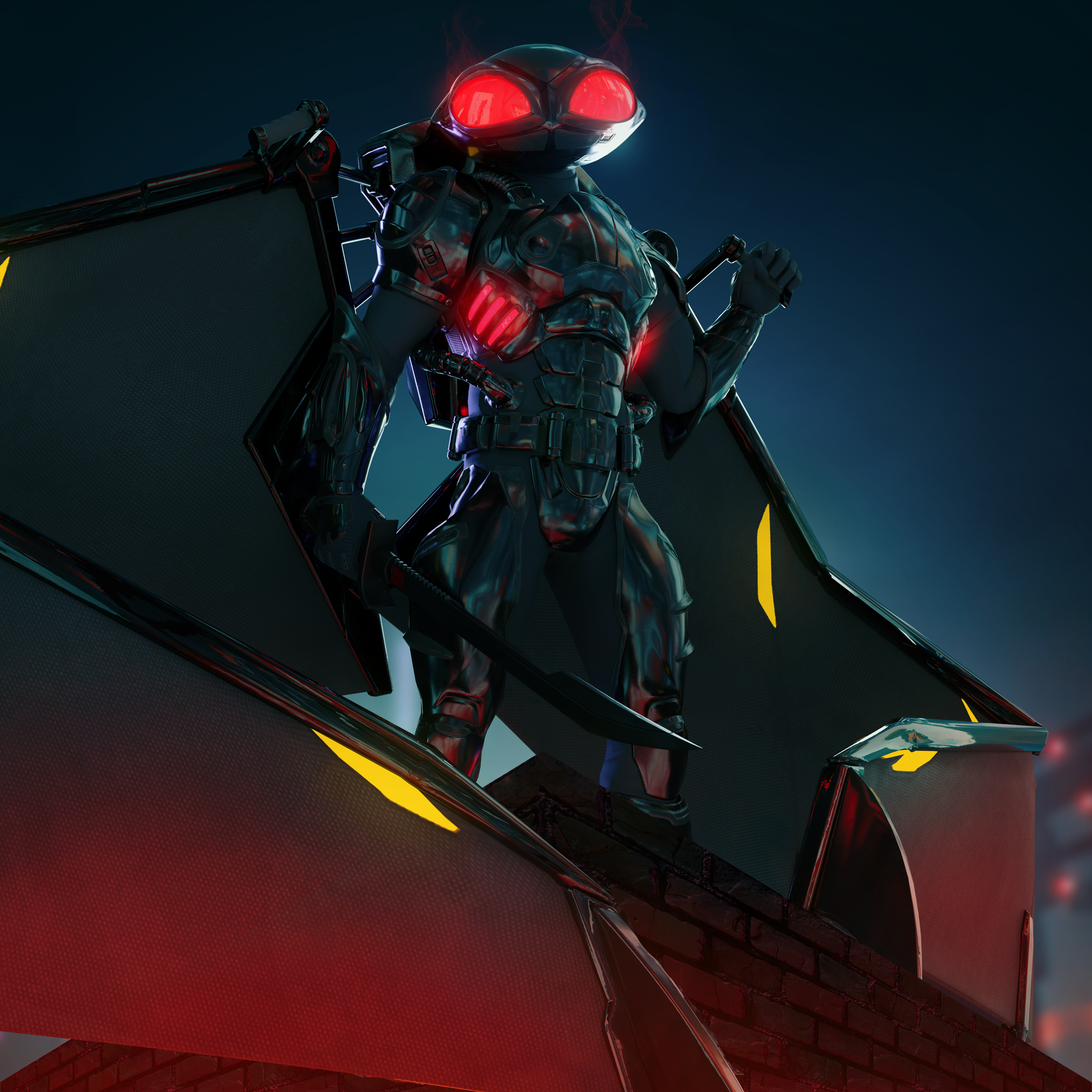 Black Manta Fortnite Wallpapers