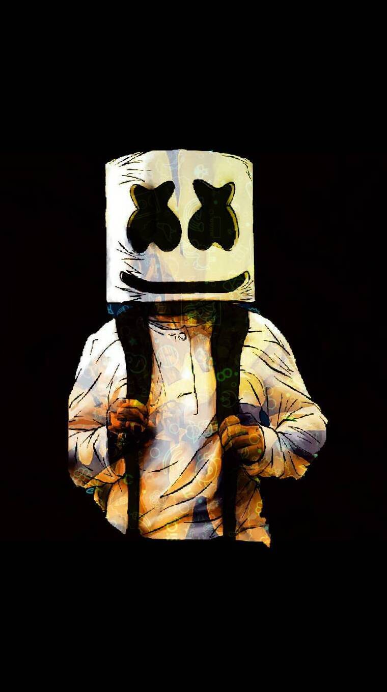 Black Marshmello Hd Wallpapers