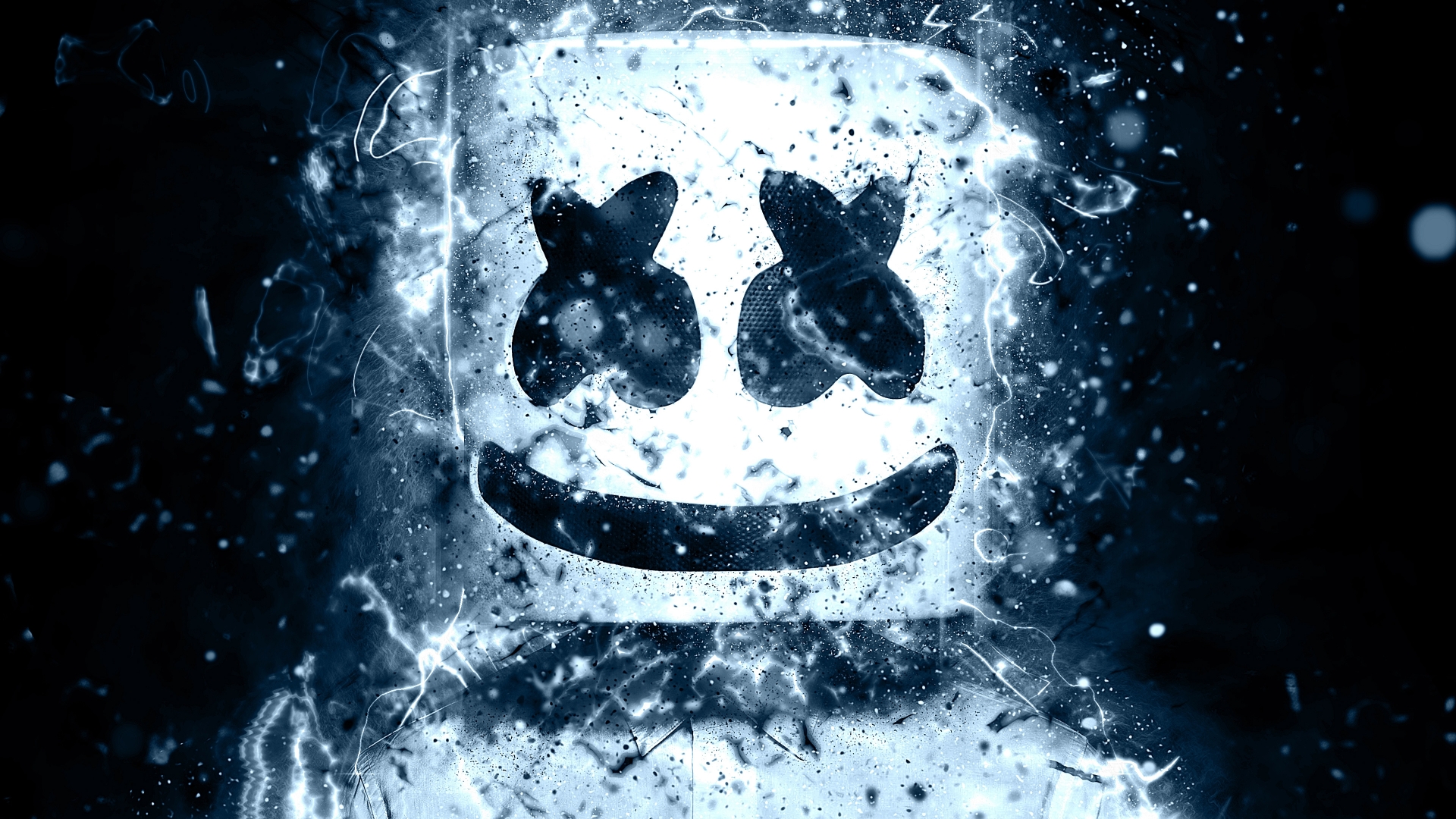 Black Marshmello Hd Wallpapers