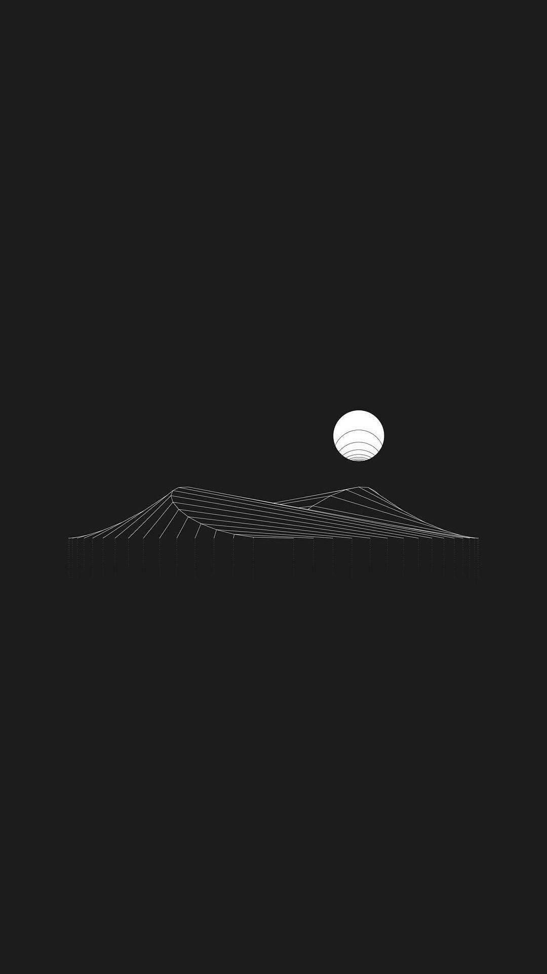 Black Minimalist Phone Wallpapers