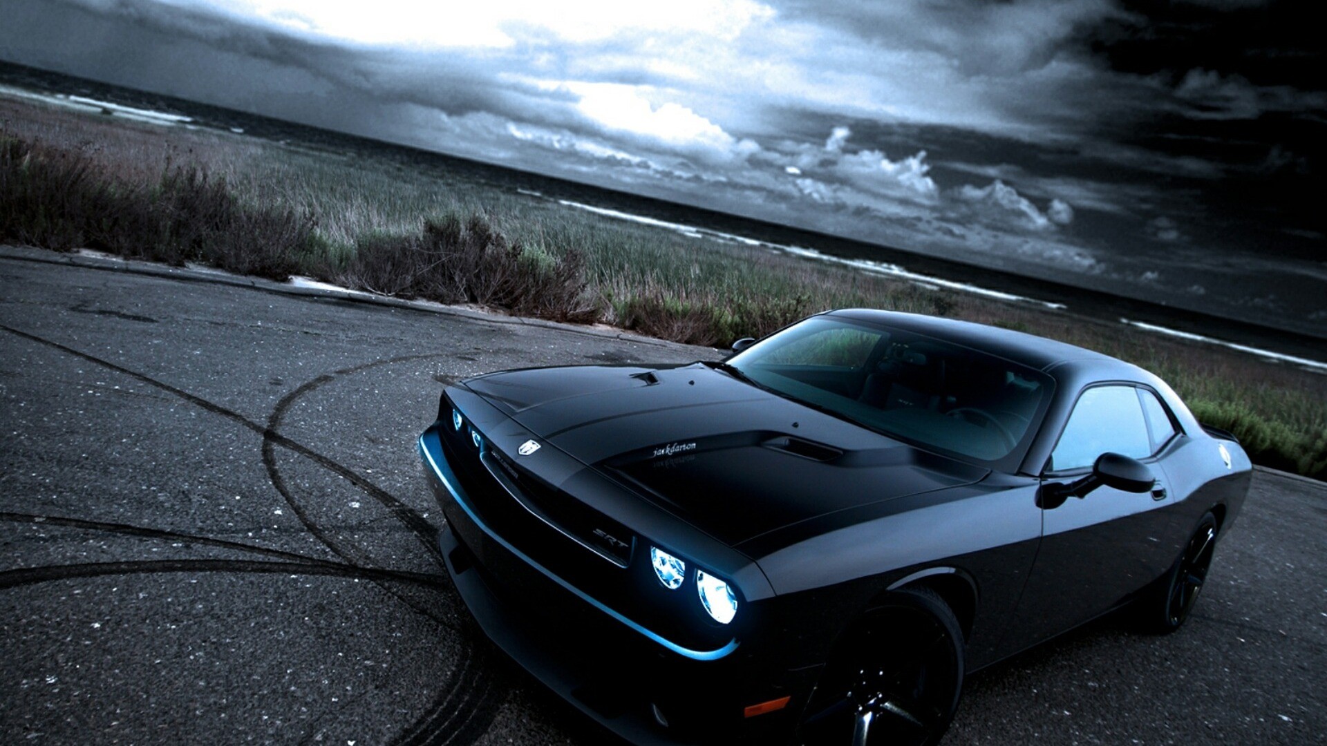 Black Muscle Car Wallpapers