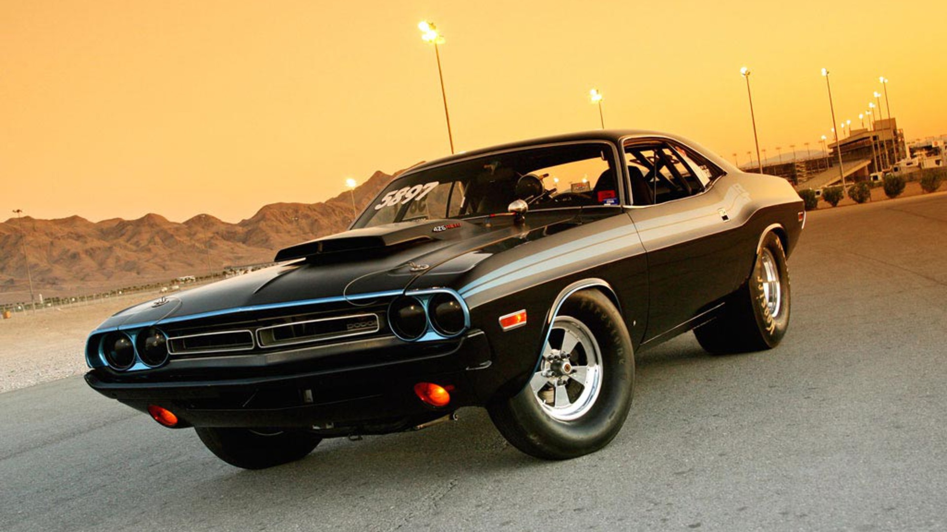 Black Muscle Car Wallpapers