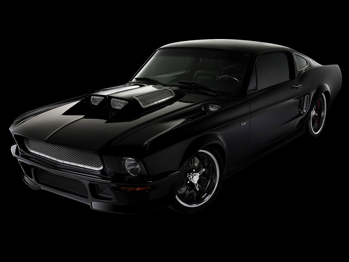 Black Muscle Car Wallpapers