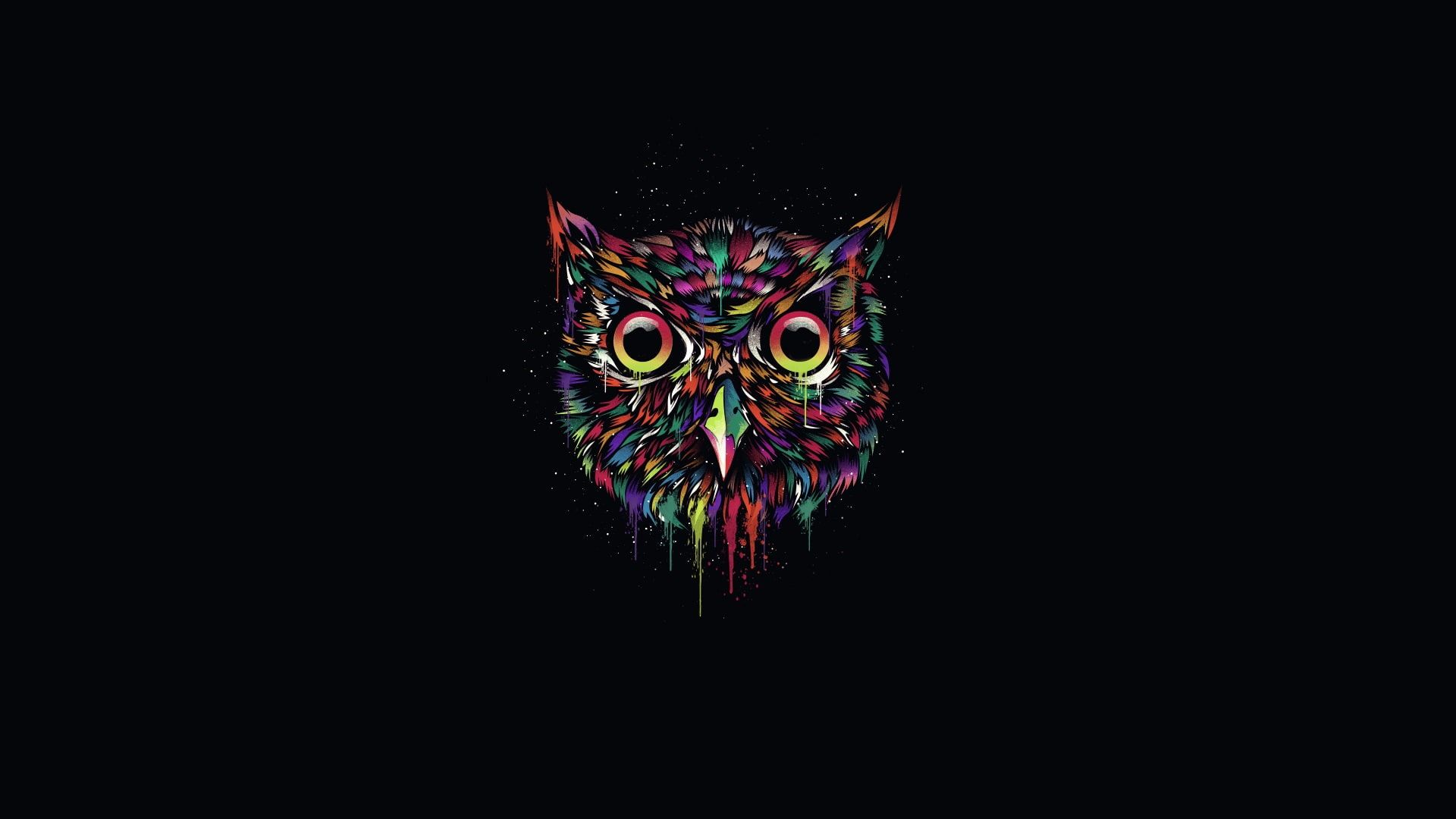 Black Owl Art Wallpapers