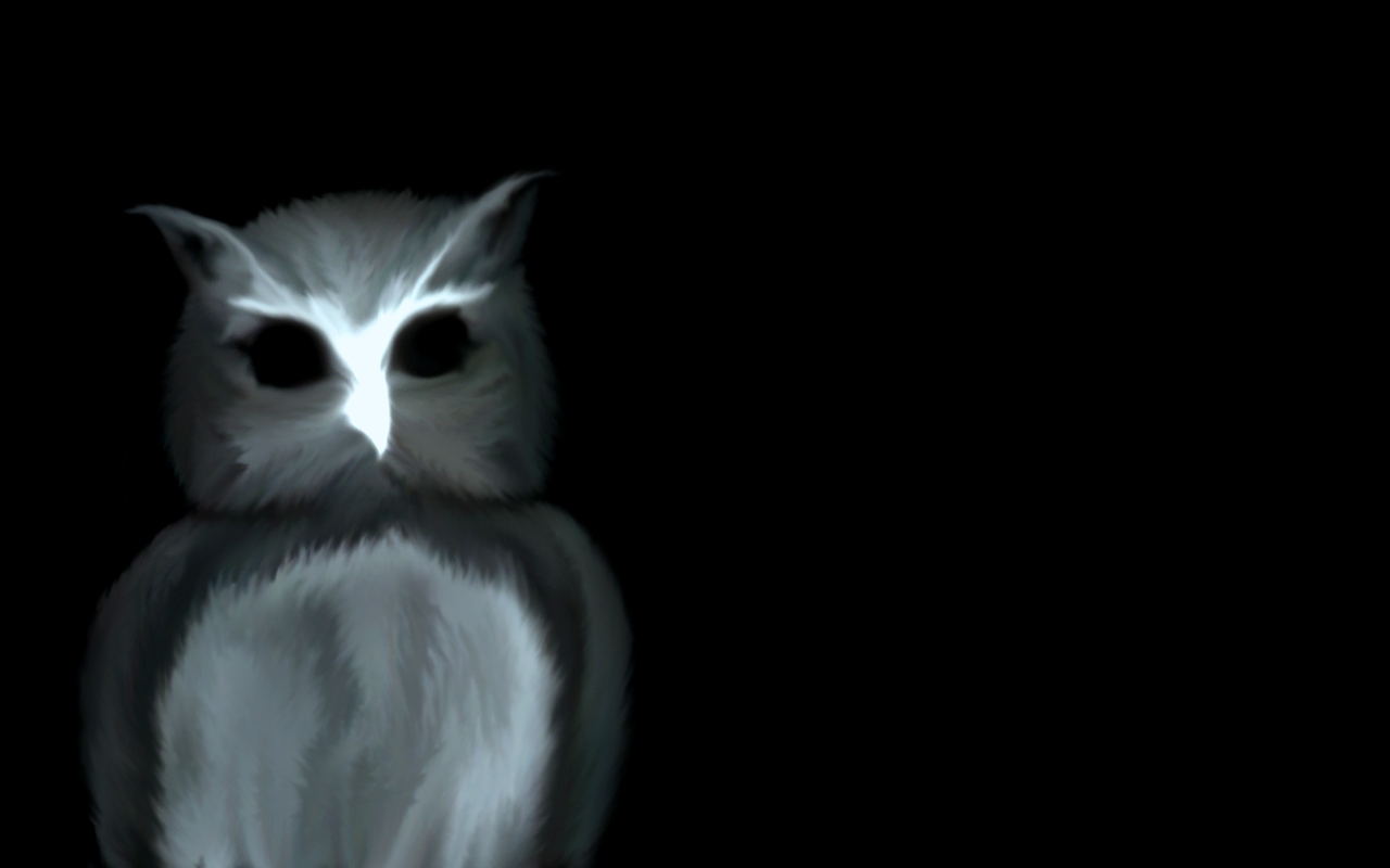 Black Owl Art Wallpapers