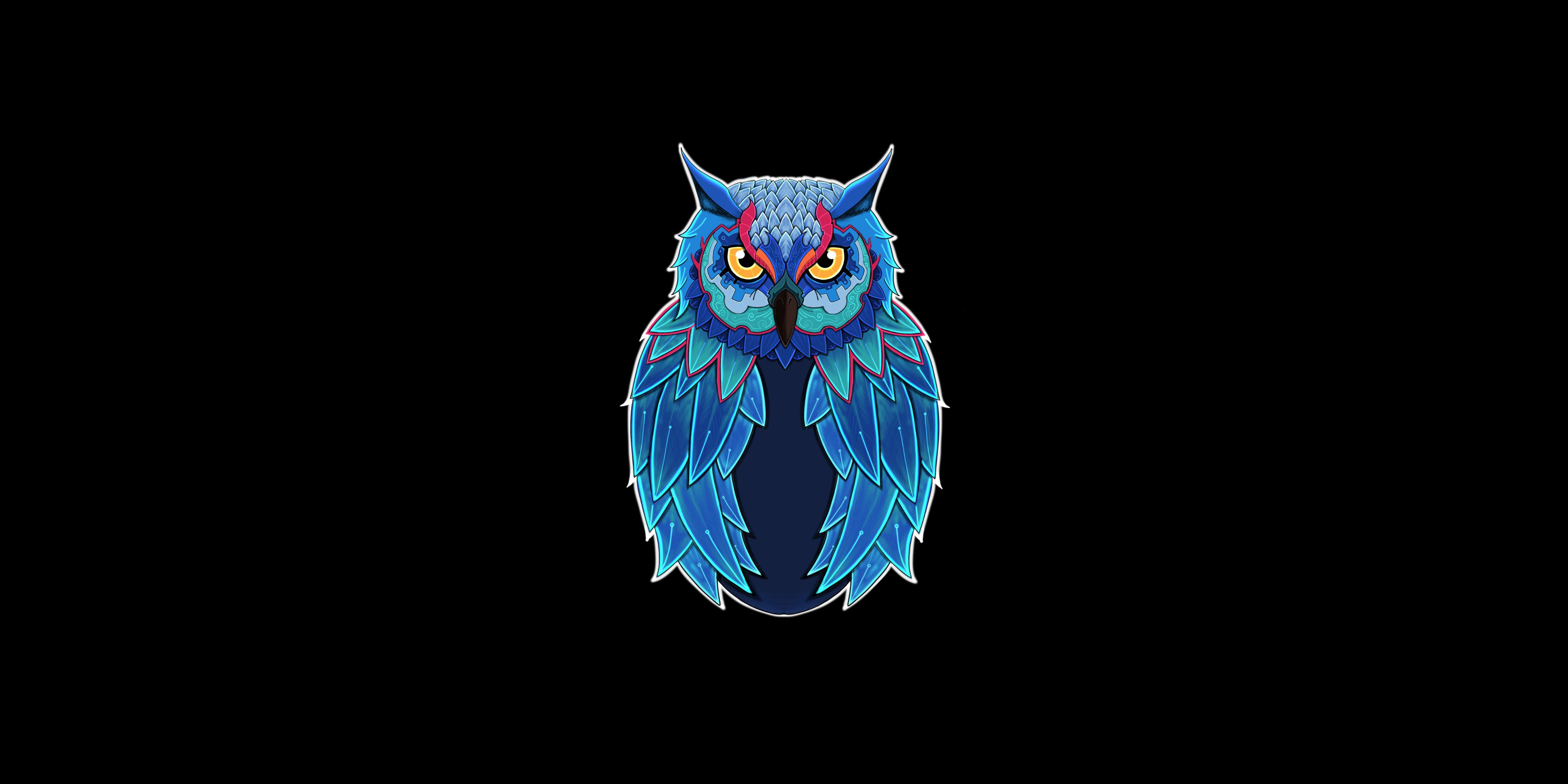 Black Owl Art Wallpapers