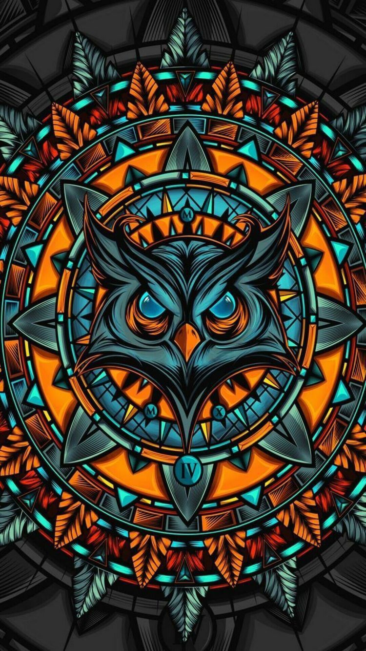 Black Owl Art Wallpapers