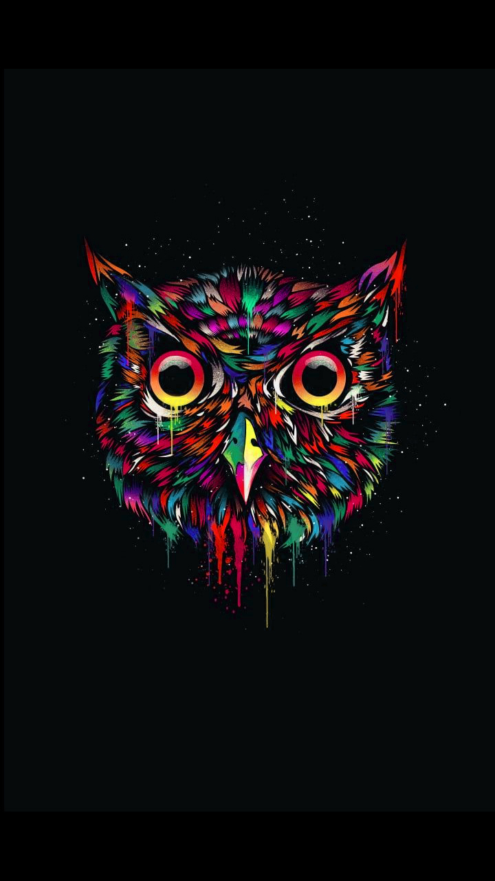 Black Owl Art Wallpapers