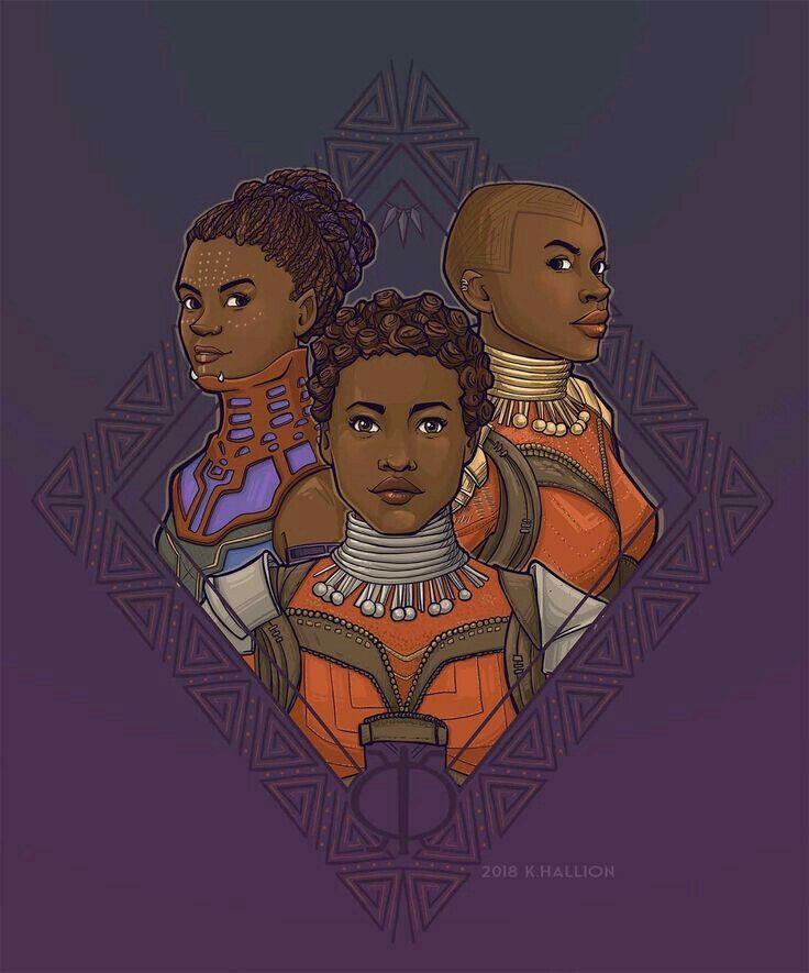 Black Panther, Okoye And Nakia Wallpapers