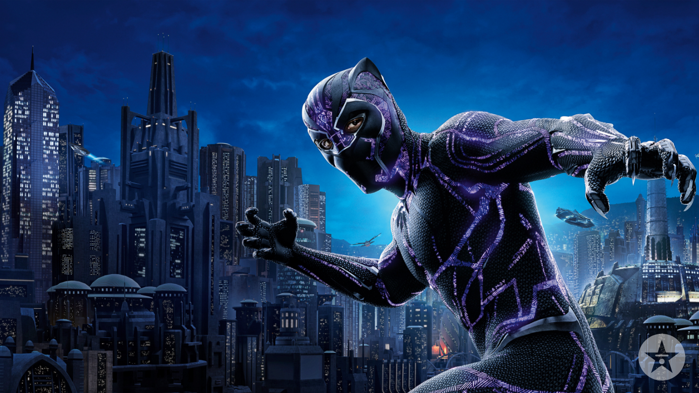 Black Panther Chadwick Boseman In Field With Panthers Wallpapers