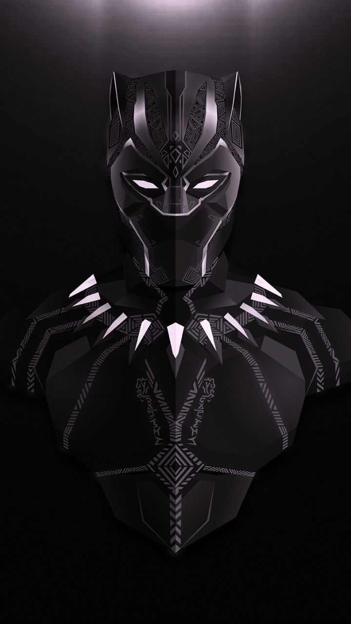 Black Panther Chadwick Boseman Movie Minimalism Wallpapers