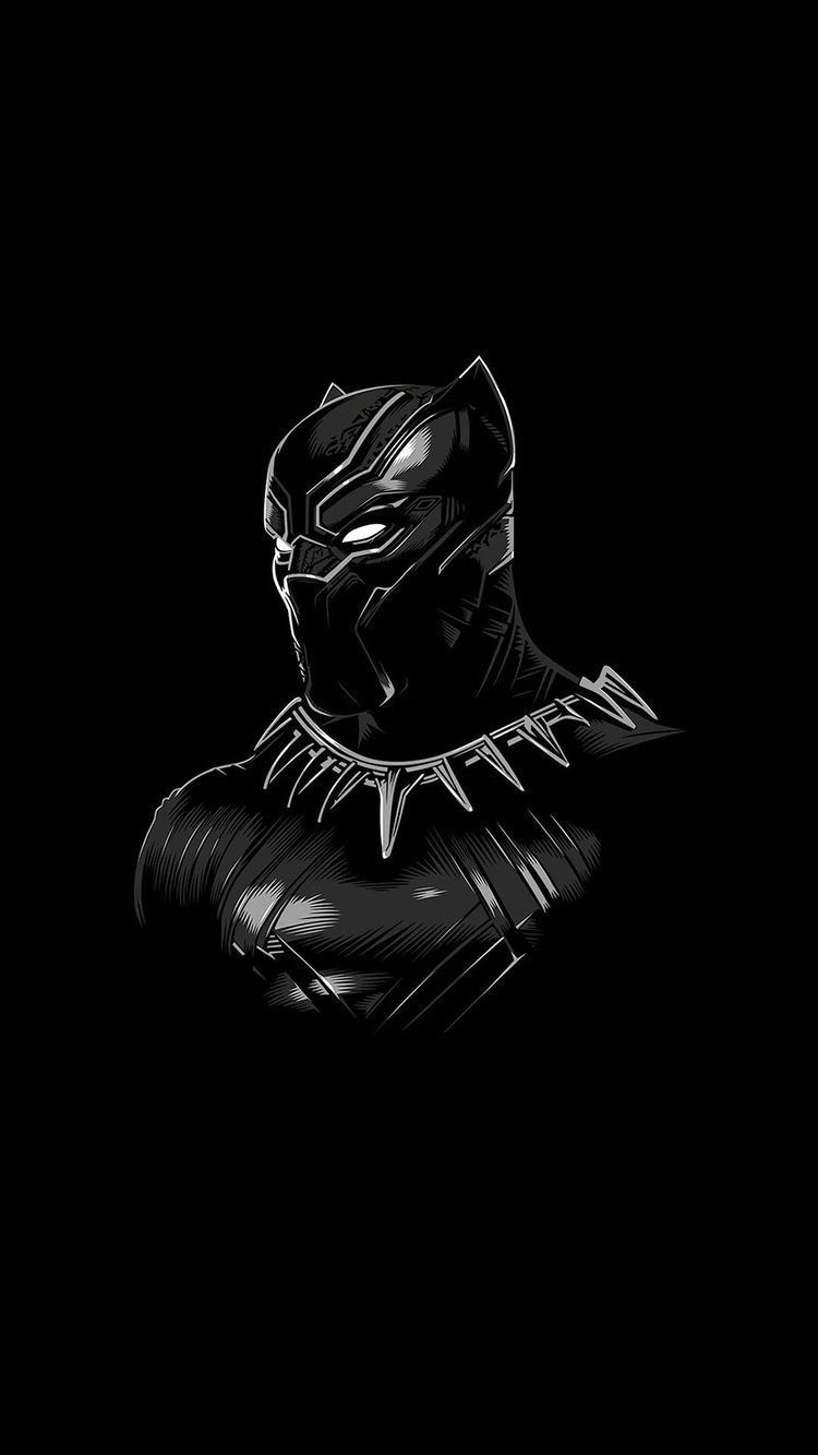 Black Panther Chadwick Boseman Movie Minimalism Wallpapers