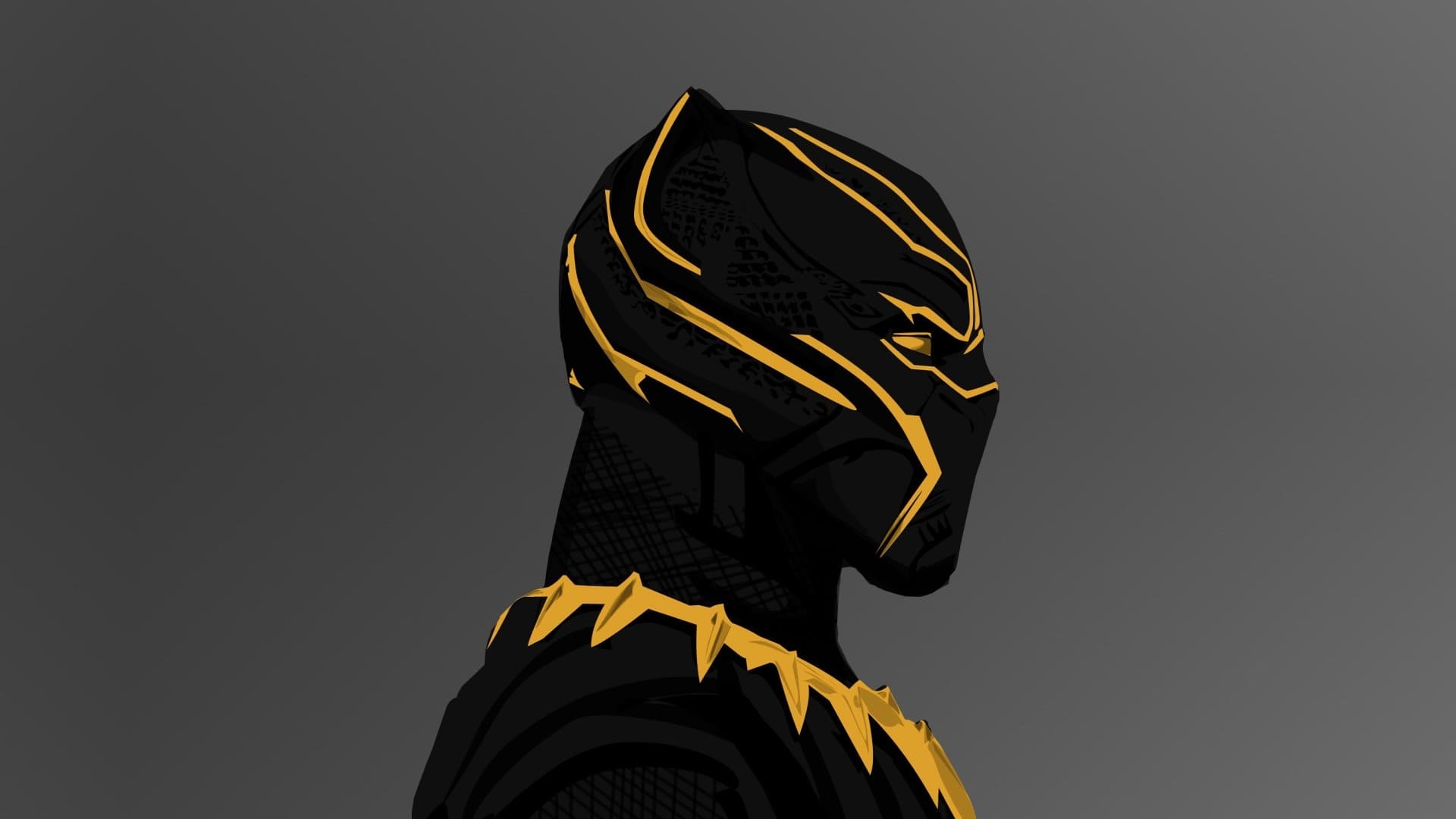 Black Panther Cool Digital Comic Art Wallpapers