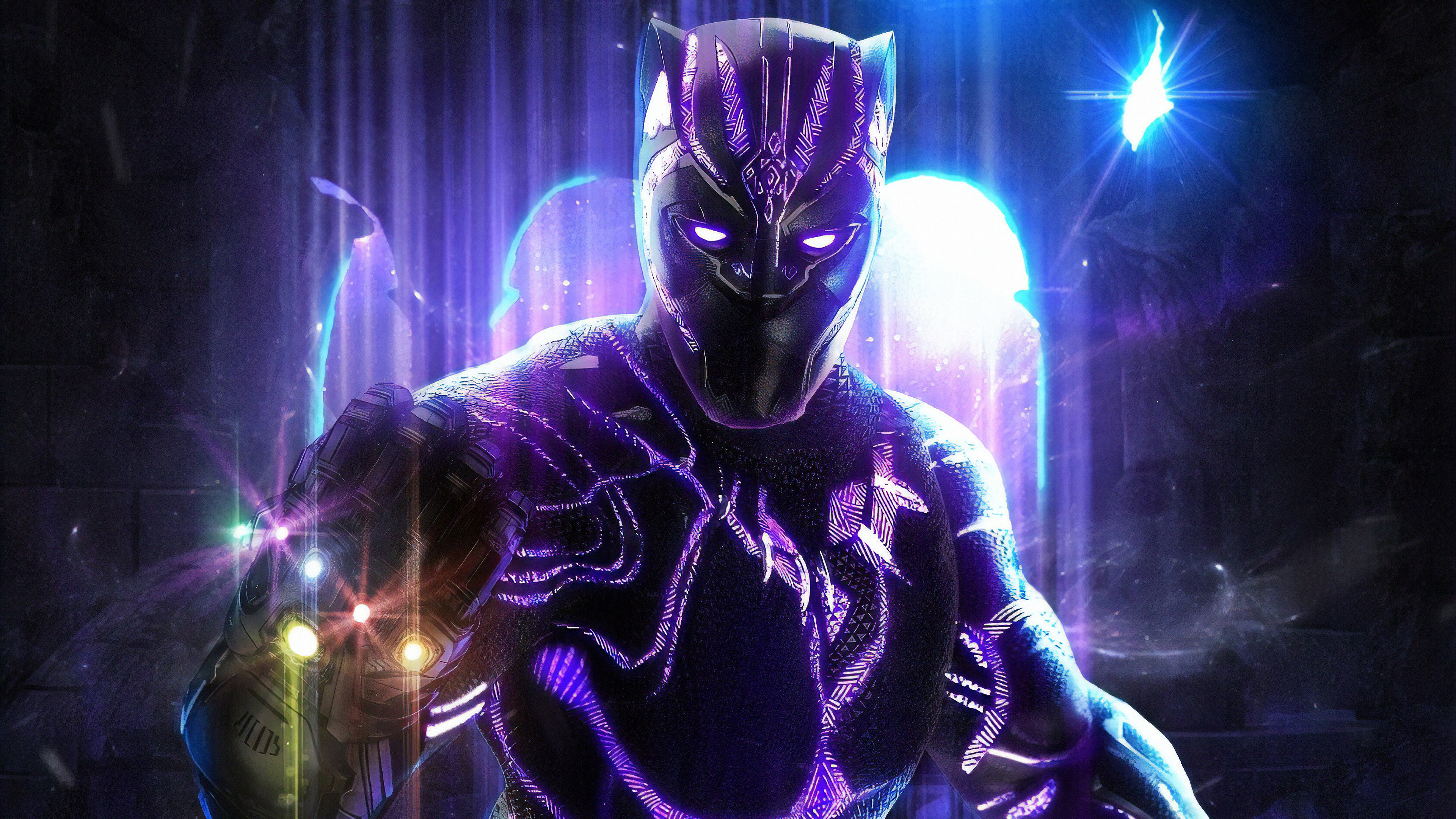 Black Panther Cool Digital Comic Art Wallpapers