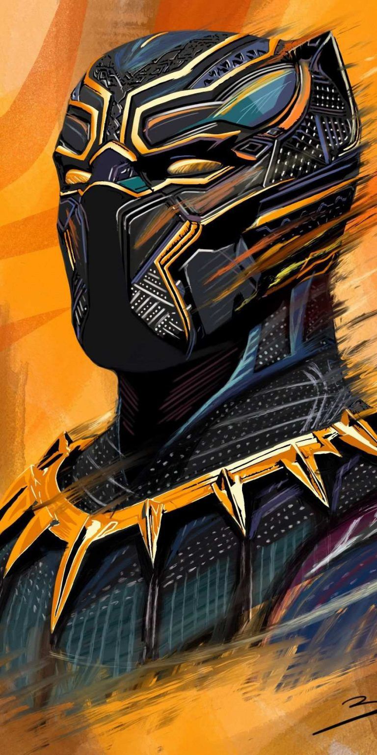 Black Panther Flat Digital Art Wallpapers