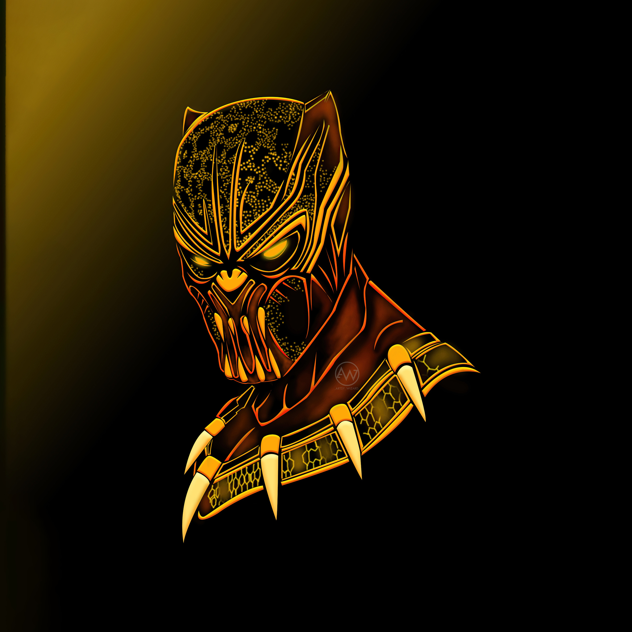 Black Panther Gold Wallpapers