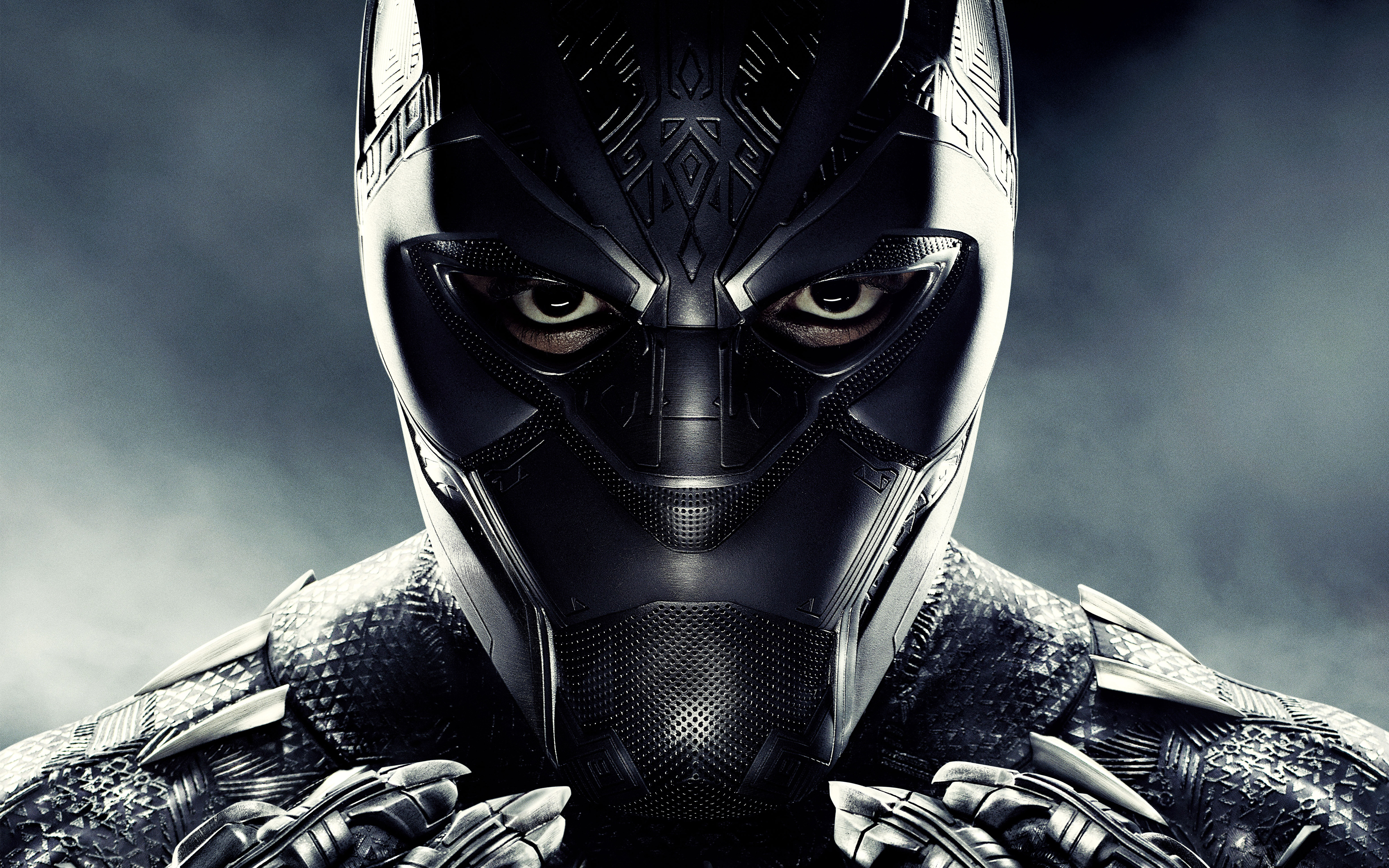 Black Panther Helmet Illustration 5K Wallpapers