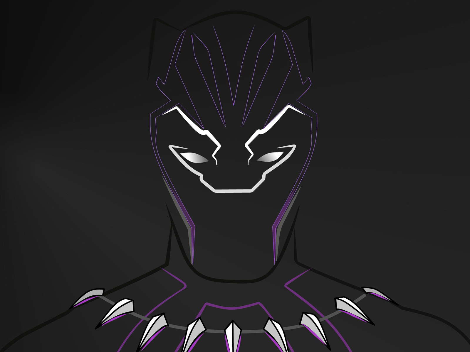 Black Panther Minimal Artwork Wallpapers