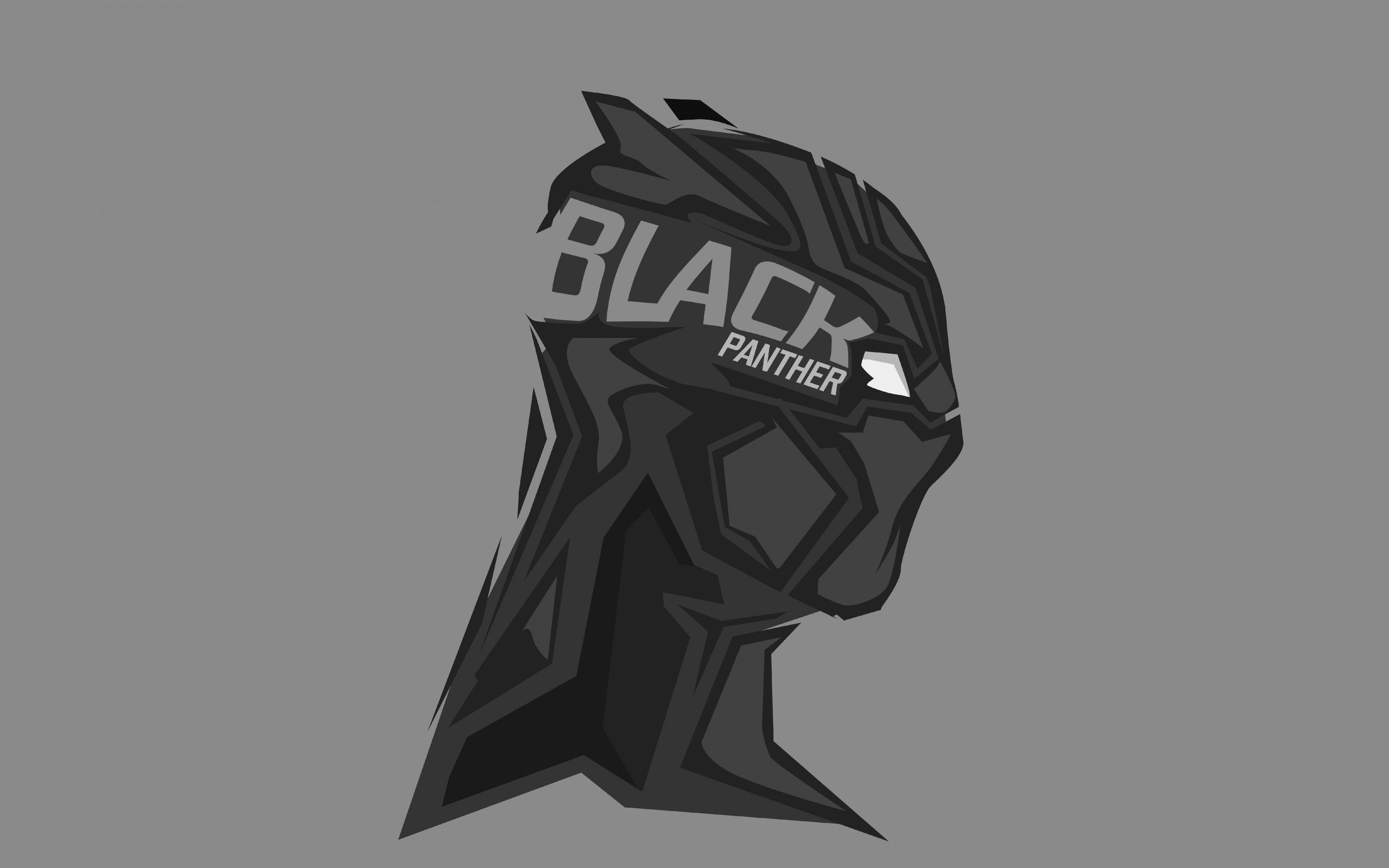 Black Panther Minimal Mask Wallpapers