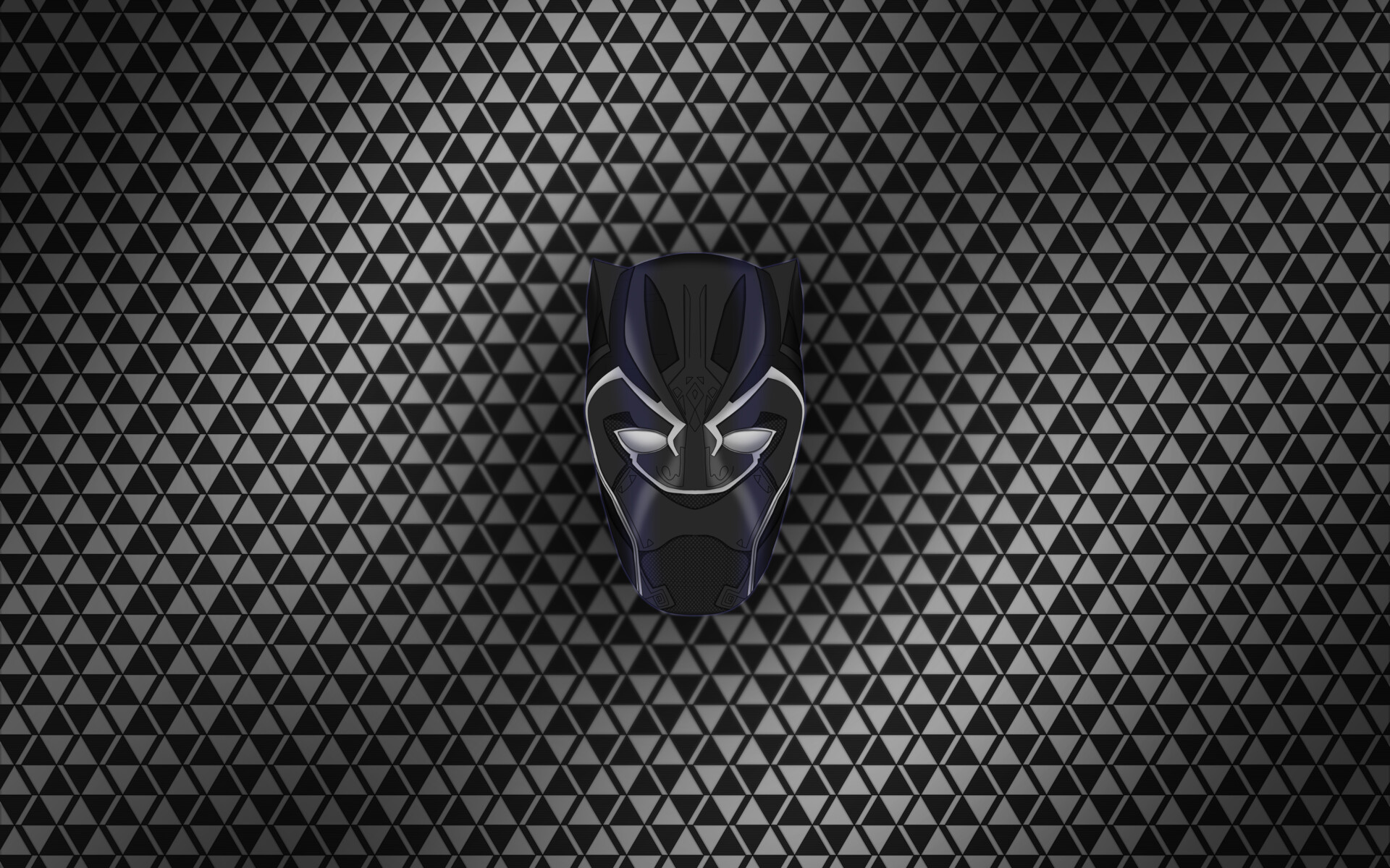 Black Panther Minimal Mask Wallpapers