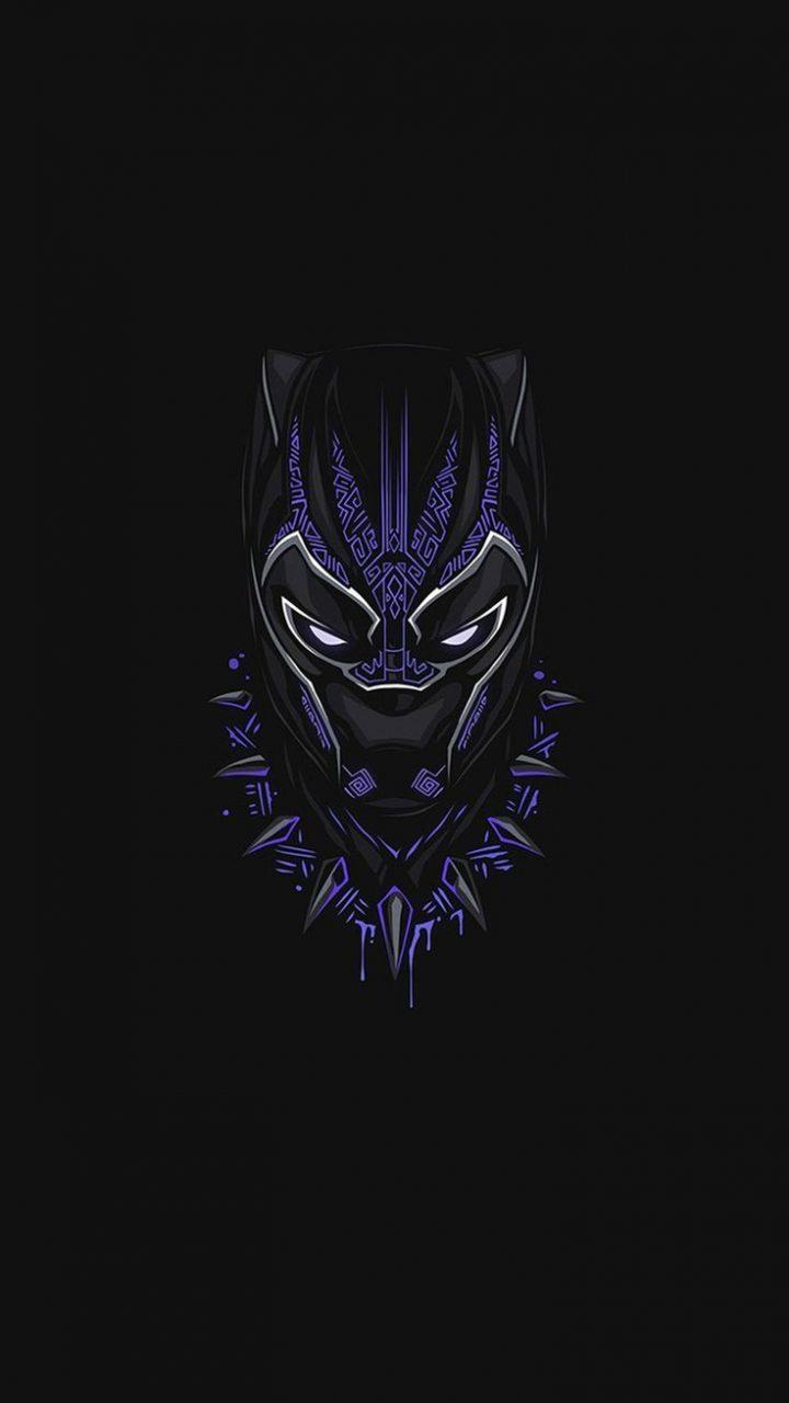 Black Panther Minimal Mask Wallpapers