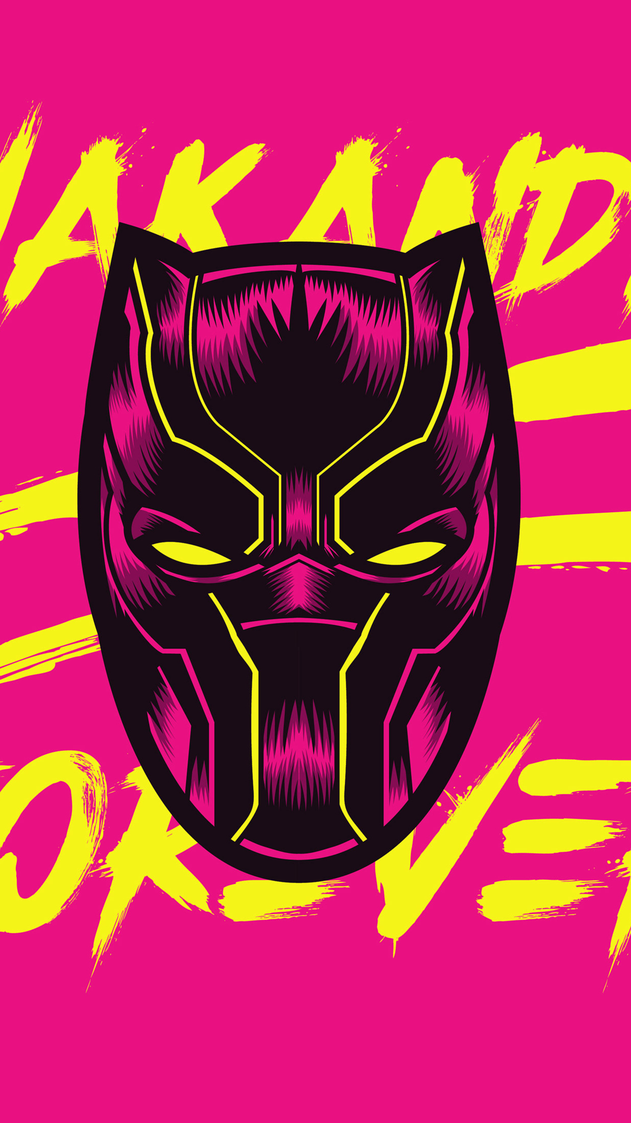 Black Panther Wakanda Forever Pose Wallpapers