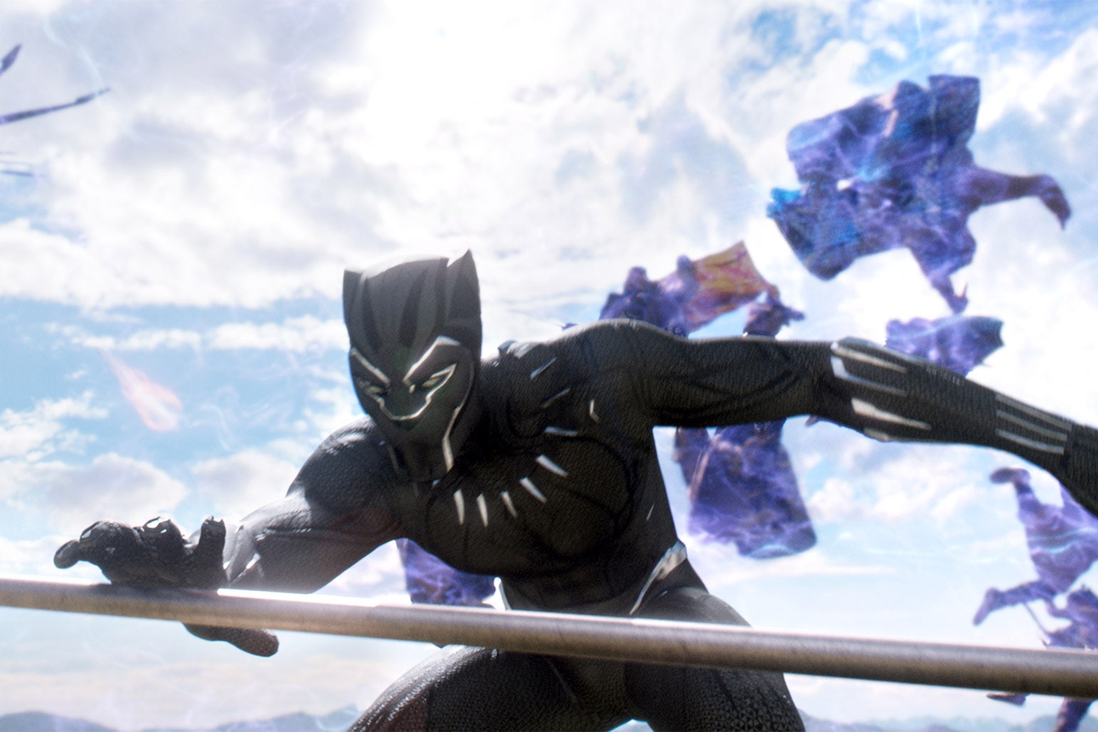 Black Panther Wakanda Forever Pose Wallpapers