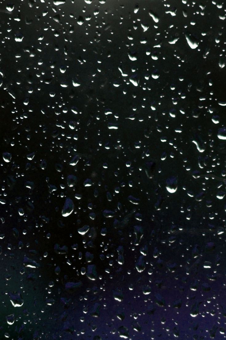 Black Rain Drops Wallpapers