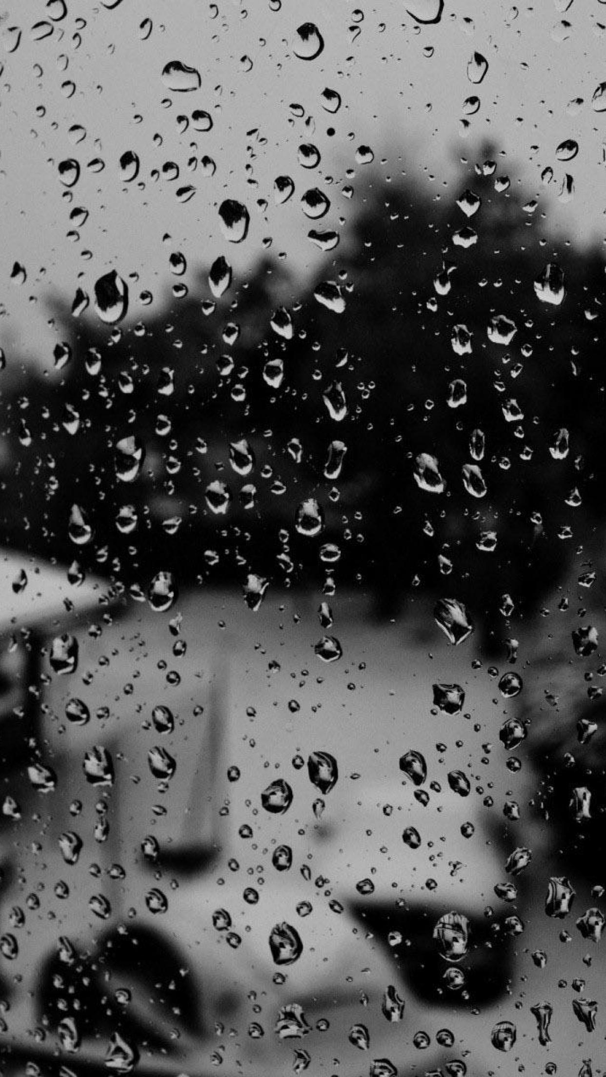 Black Raindrops Wallpapers